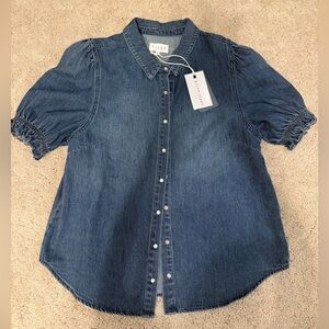 Risen Denim Button-Up Shirt